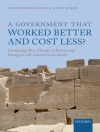 Cover of Ruth Dixon & Christopher Hood: Government that Worked Better and Cost Less?