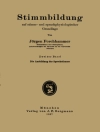 Cover of Jorgen Forchhammer: Stimmbildung auf stimm- und sprachphysiologischer Grundlage