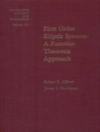 Cover of Buchanan: First Order Elliptic Systems: A Function Theoretic Approach