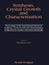 Capa do K. Lal: Synthesis, Crystal Growth and Characterization