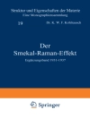Sampul K.W.F. Kohlrausch: Der Smekal-Raman-Effekt