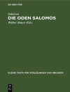 Cover of Salomon: Die Oden Salomos