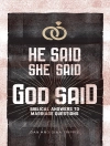 Omslag till Dan & Gina Trippie: He Said, She Said, God Said