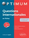 का आवरण Guillaume Lagane: Questions internationales en fiches
