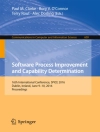 Cover of Paul M. Clarke & Alec Dorling: Software Process Improvement and Capability Determination