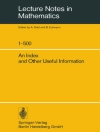 Portada de A. Dold & B. Eckmann: Index and Other Useful Information