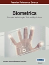 غلاف Information Resources Management Association: Biometrics: Concepts, Methodologies, Tools, and Applications