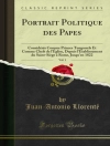 غلاف Juan-Antonio Llorente: Portrait Politique des Papes