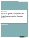 Cover of Laura Wolf: Was ist der Mensch? Konstellationen der philosophischen Anthropologien von Helmuth Plessner und Max Scheler im Vergleich