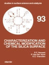 Cover of E.F. Vansant & P. Van Der Voort: Characterization and Chemical Modification of the Silica Surface