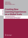 Cover of Erik Duval & Ralf Klamma: Creating New Learning Experiences on a Global Scale
