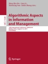 的封面 Ding-Zhu Du & Lian Li: Algorithmic Aspects in Information and Management