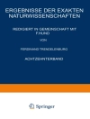 Copertina de F. Hund & Ferdinant Trendelenburg: Ergebnisse der Exakten Naturwissenschaften
